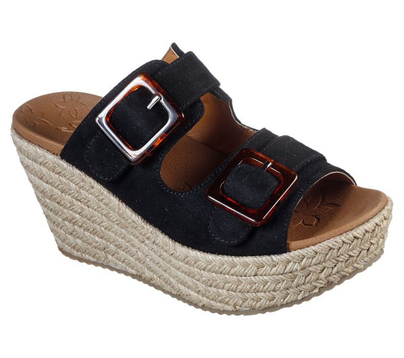 Skechers Brit - Mood Shifter - Womens Sandals Black [AU-PO1765]